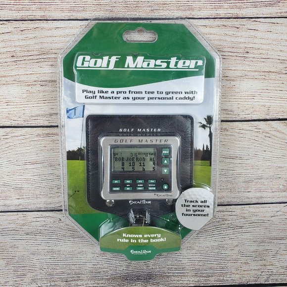 Golf Master by Excalibur Electronic Caddy Model 468-CS SEALED - Picture 1 of 2